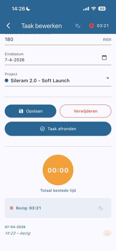 Timer in Sileram